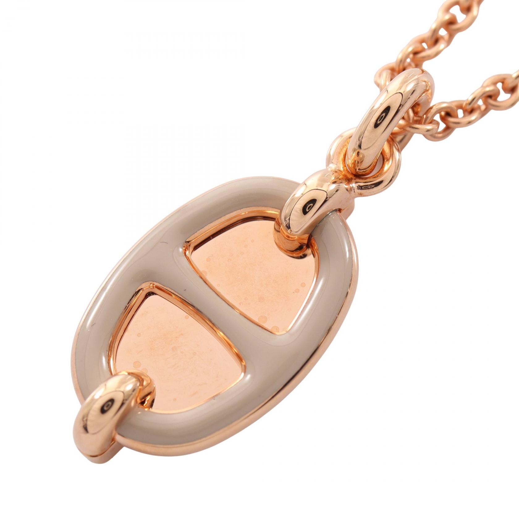 エルメス HERMES ペンダント ミニ マイヨン PM ネックレス ジュエリー GP(ゴールドメッキ) レディース ゴールド系 / ベージュ系 H100053FO55 【中古】