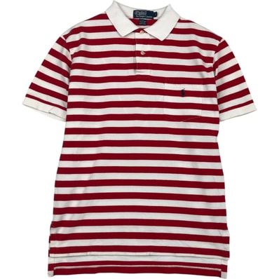古着 ラルフローレン Ralph Lauren POLO by Ralph Lauren 半袖 ボーダー ポロシャツ メンズM相当/eaa635133