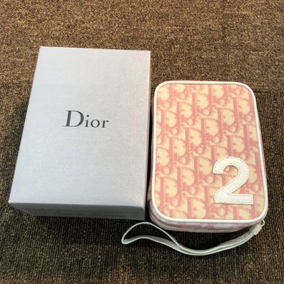 未使用品 ディオール トロッター トレディオール パール ポーチ