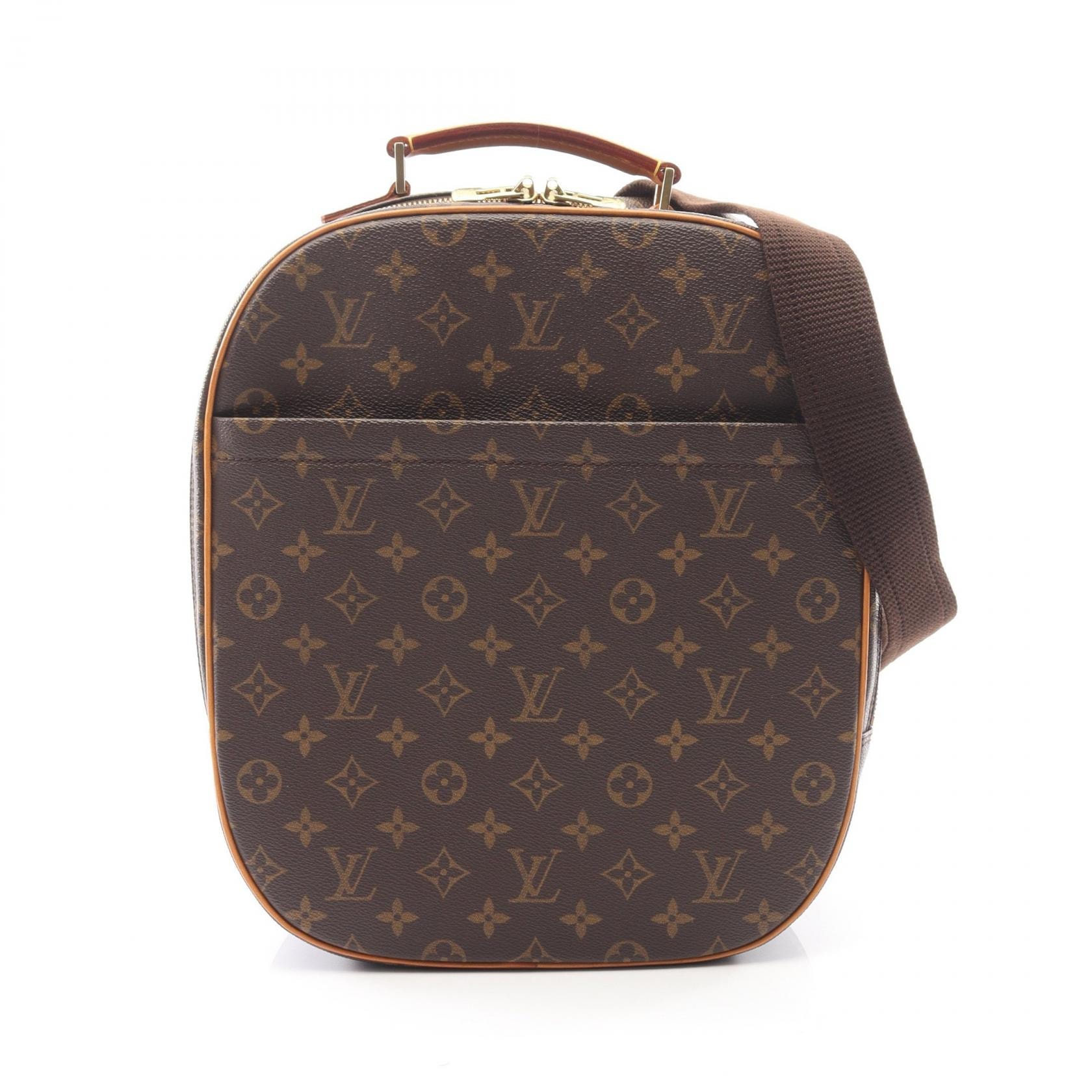 ルイ・ヴィトン LOUIS VUITTON パックオール サックアド ハンドバッグ バッグ PVCコーティングキャンバス レザー モノグラム レディース ブラウン系 M51132 【中古】