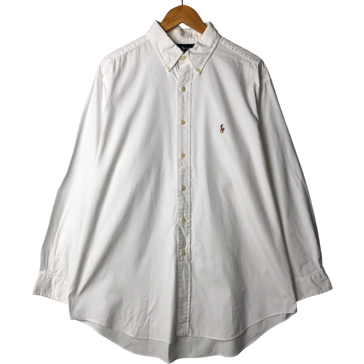 古着 ラルフローレン Ralph Lauren YARMOUTH 長袖 ボタンダウンシャツ メンズXL相当/eaa592531