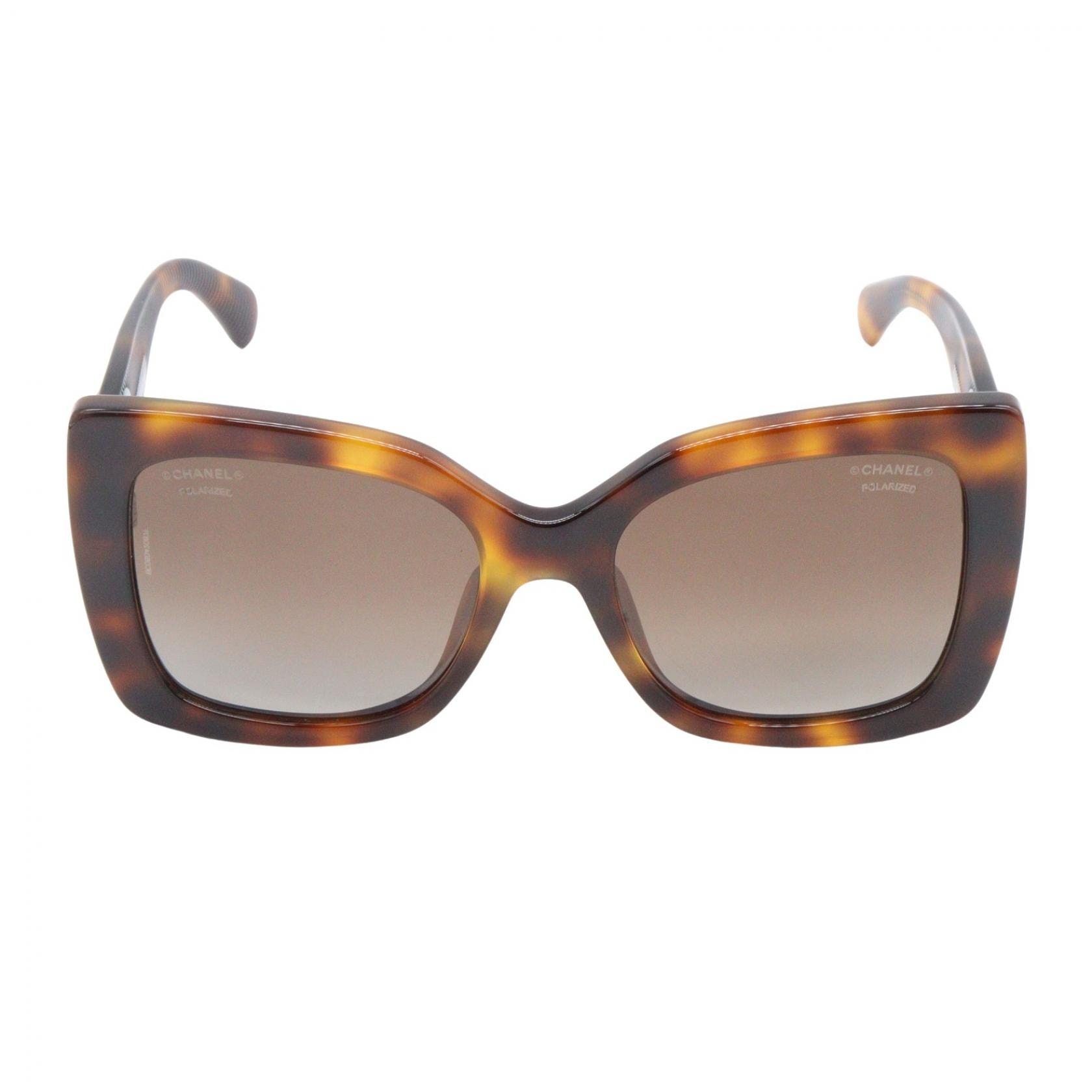 シャネル CHANEL サングラス サングラス 衣料品 アセテート レディース ブラウン系 5494A 1295/S9 【中古】