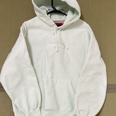 Supreme Box Logo Hooded Sweatshirt "Light Green" (23FW)