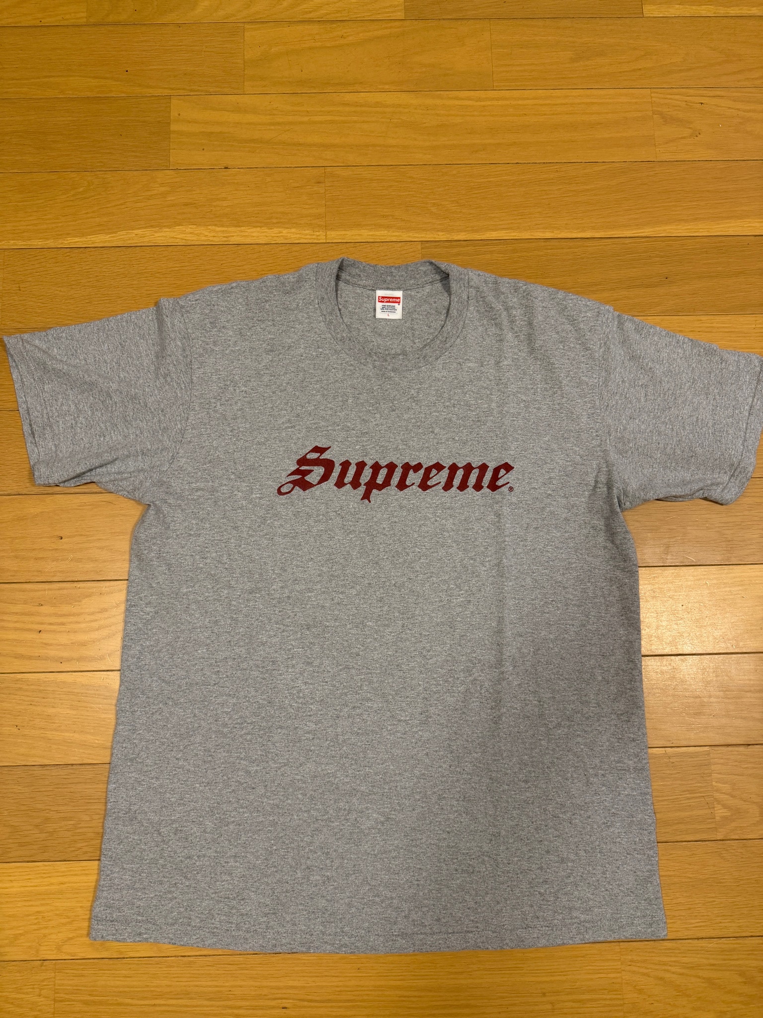 Supreme Speed Tee "Heather Grey"