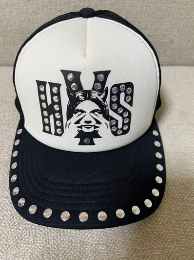 HYSTERIC GLAMOUR See No Evil Studded Mesh Cap "Black"