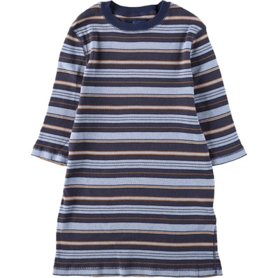 古着 リーバイス Levi's MADE&CRAFTED カシミア混 ボーダー柄 半袖 Tシャツ レディースS相当/eaa670491