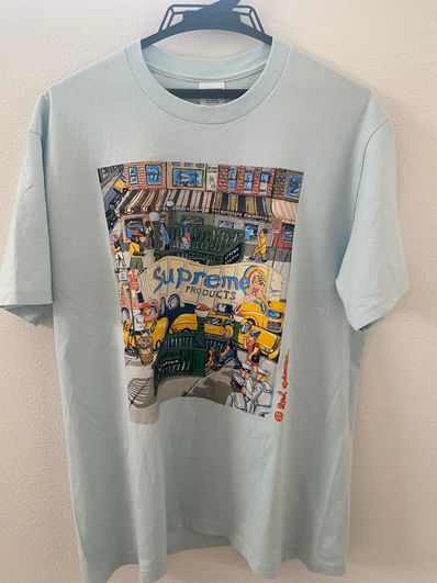 Supreme Manhattan Tee "Pale Blue"