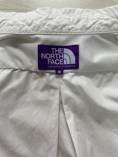 THE NORTH FACE ノースフェイス NT3004N PURPLE LABEL パープルレーベル タイプライター スナップボタン 長袖 シャツ ホワイト