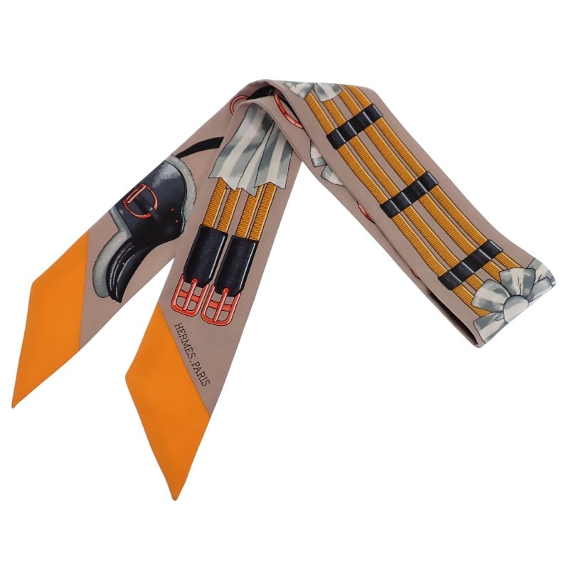 エルメス HERMES ツイリー Jumping スカーフ【中古】【ABランク】