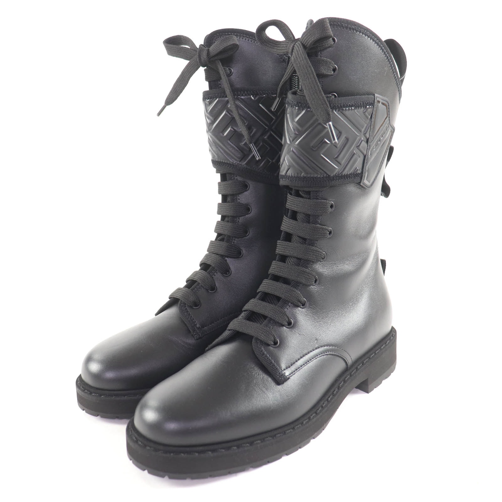 未使用品 フェンディ ショートブーツ ブラック レディース 36