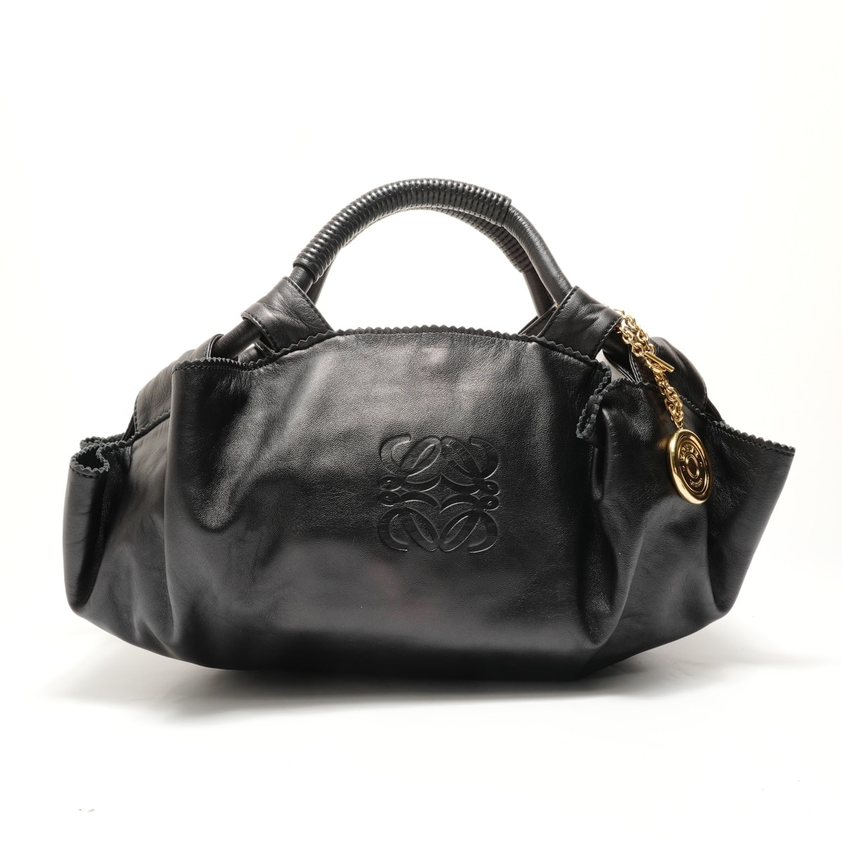 ロエベ LOEWE アナグラム ミニ ナッパアイレ ハンドバッグ【中古】