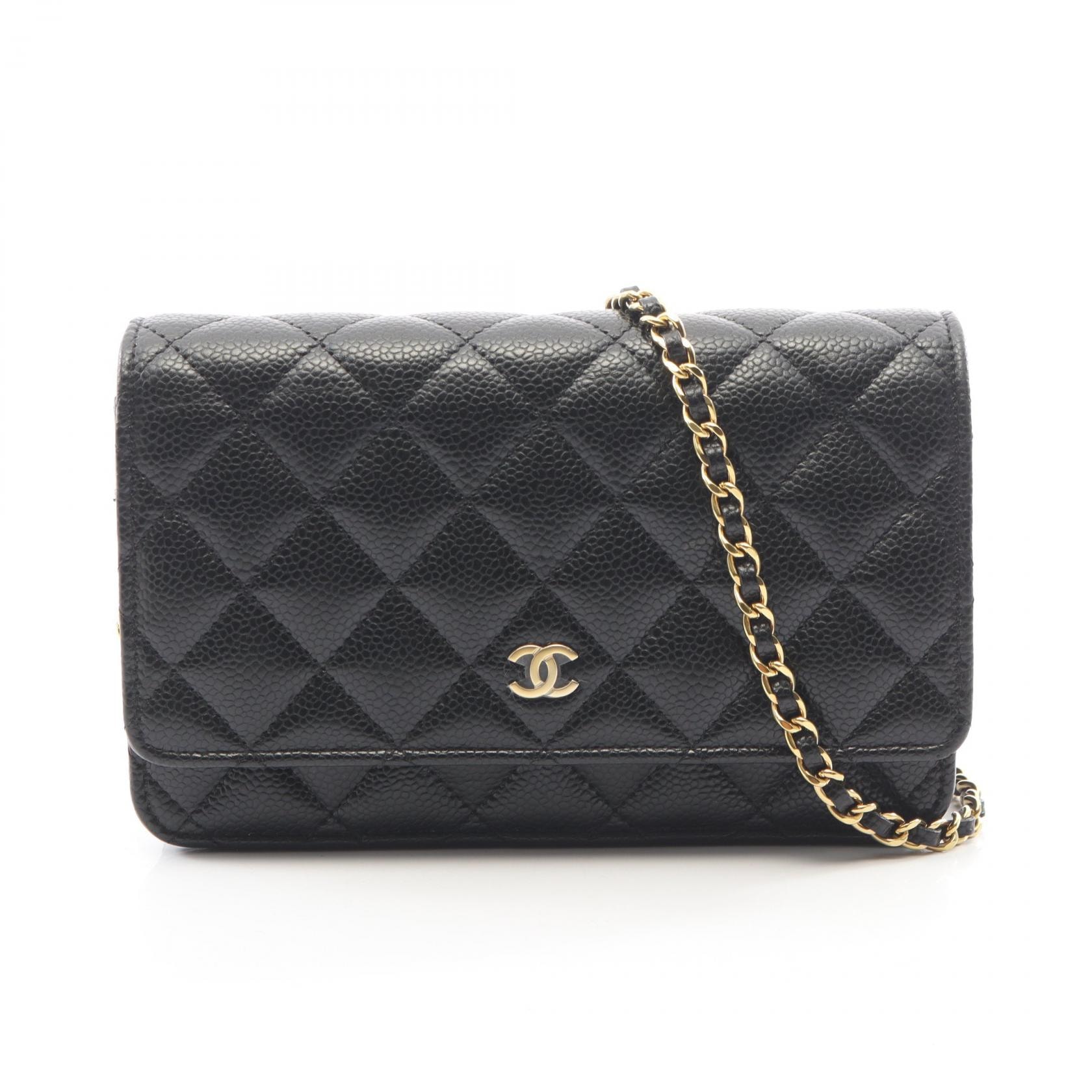シャネル CHANEL マトラッセ ショルダーバッグ バッグ キャビアスキン(グレインドカーフ) レディース ブラック系 AP0250 【中古】