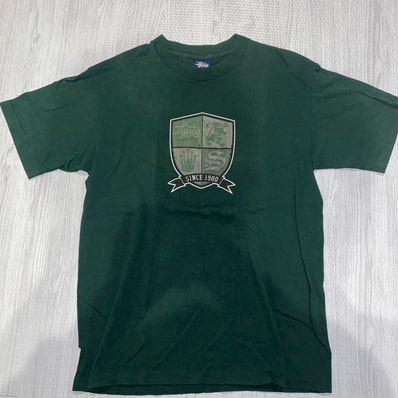 old stussy 紺タグ モザイクエンブレム 90s USA