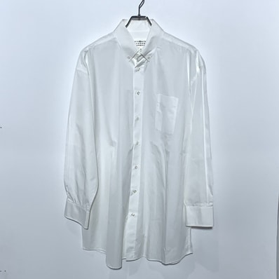 Maison Margiela Camicia Cotton Button-Down Shirt "White"