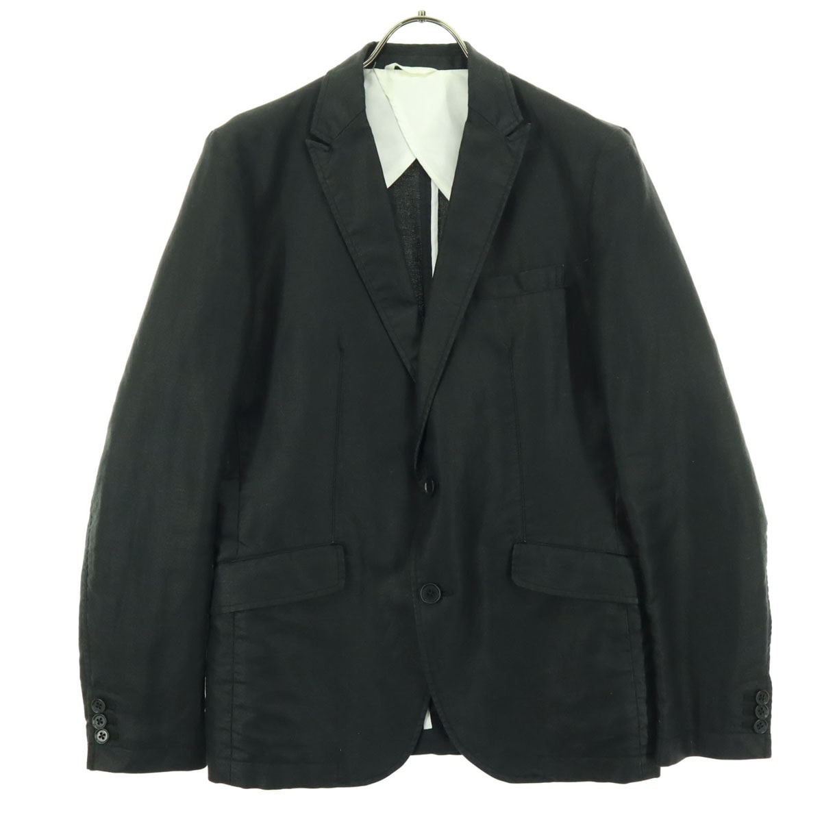 BEAMS LIGHTS ビームスライツ 長袖 テーラードジャケット 46 ブラック