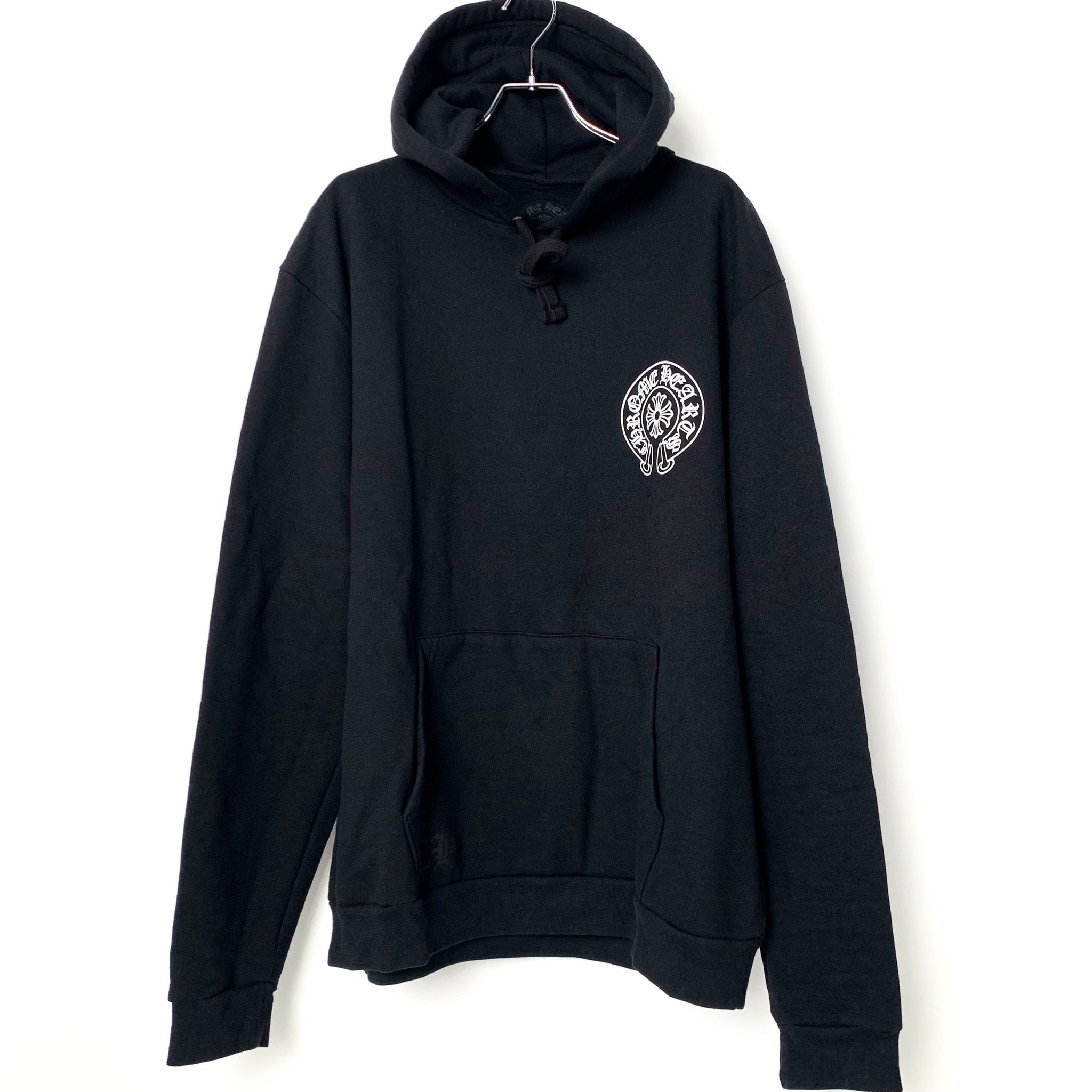 Chrome Hearts New York Exclusive Horseshoe Print Pullover Hoodie Black