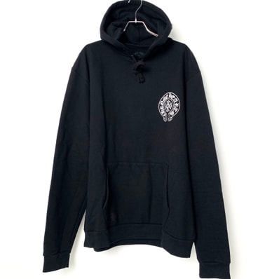Chrome Hearts New York Exclusive Horseshoe Print Pullover Hoodie Black