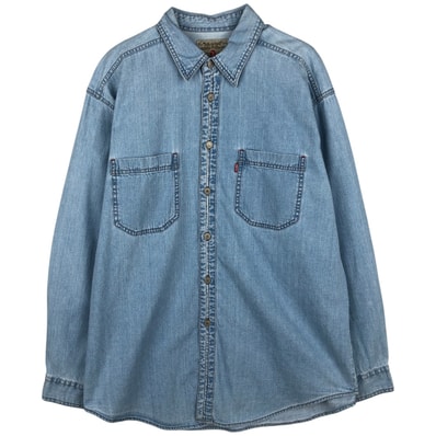 古着 リーバイス Levi's RED TAB 長袖 デニムシャツ メンズL相当/eaa646641