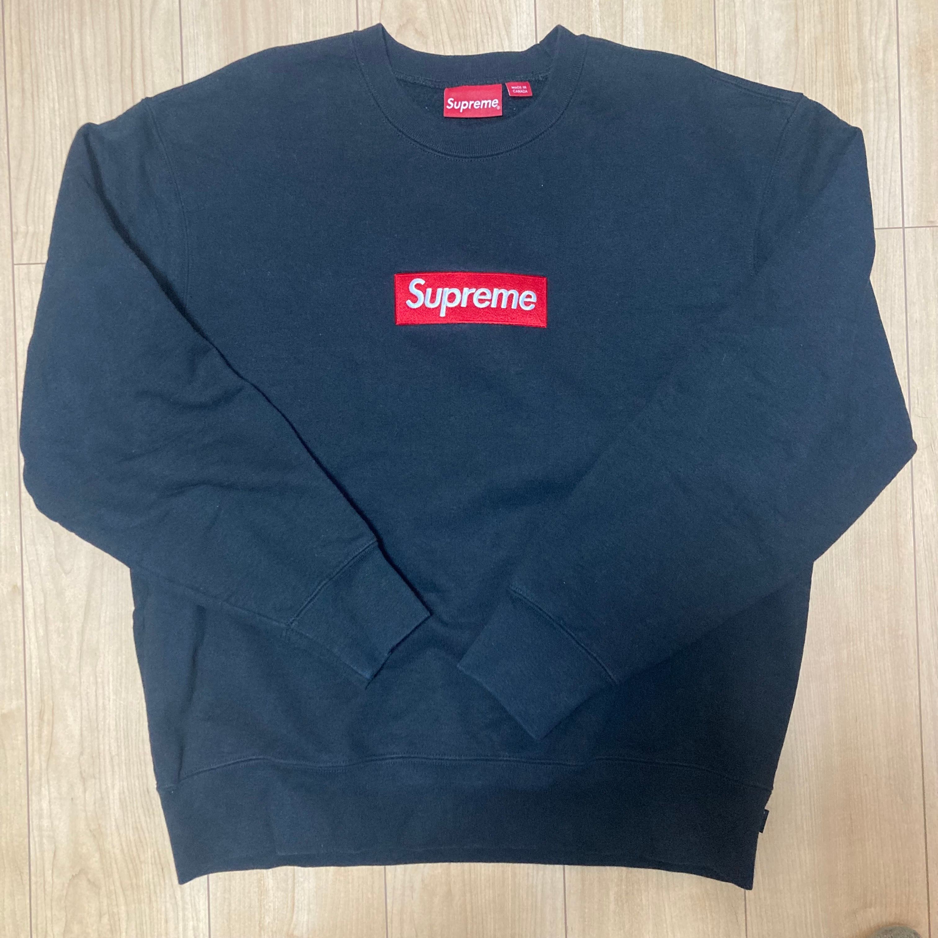 Supreme Box Logo Crewneck "Black" (22FW)