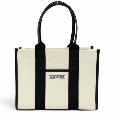極美品 バレンシアガ ハンドバッグ アイボリー レディース 671402