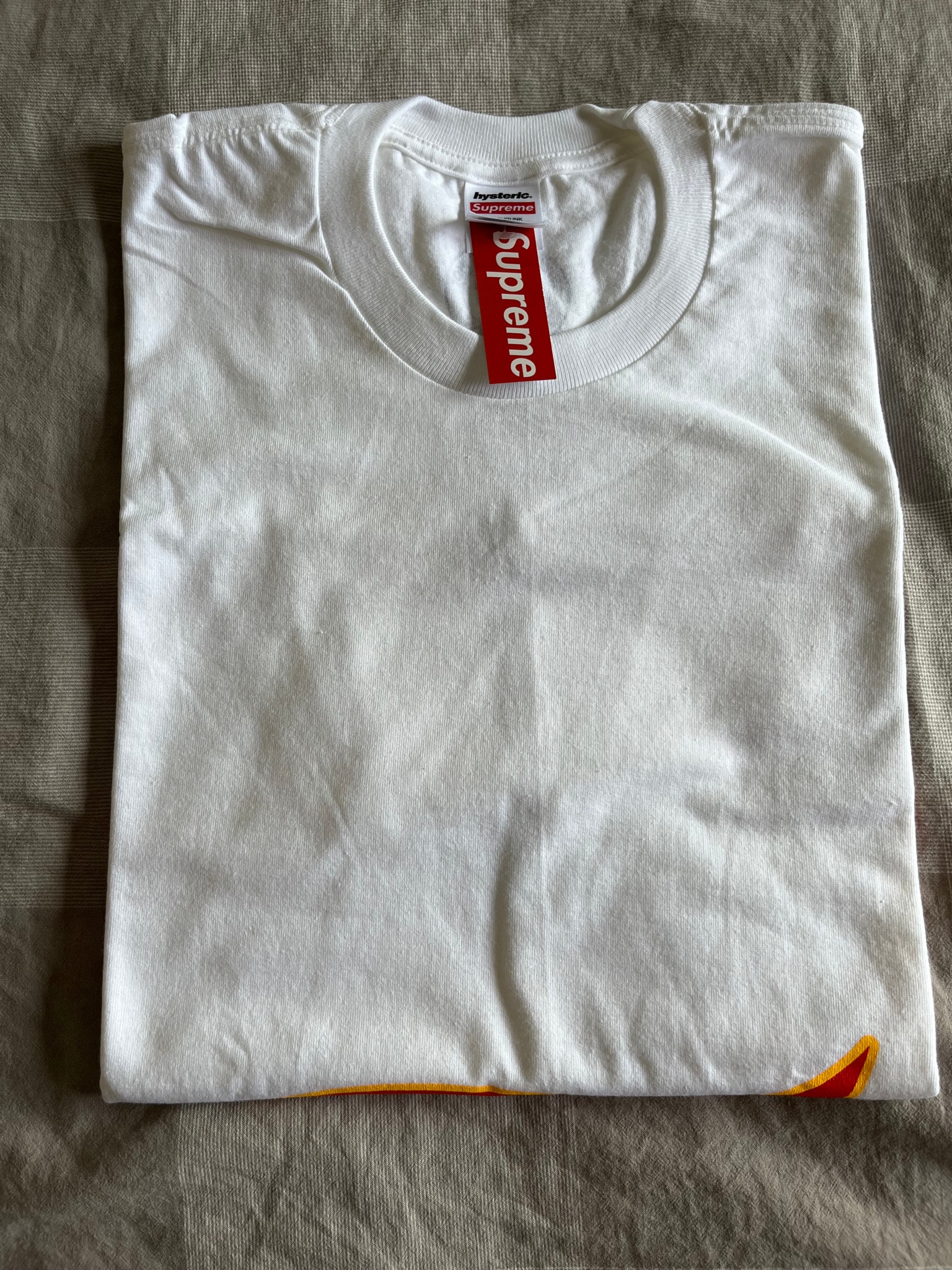Supreme x HYSTERIC GLAMOUR Fuck Tee "White"