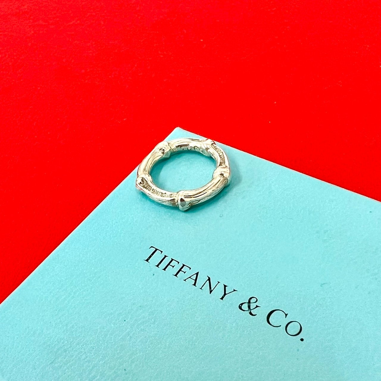TIFFANY&Co. ティファニー バンブー リング シルバー925 リング・指輪 7号 シルバー
 00045