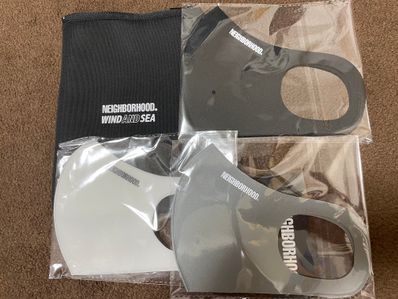 NEIGHBORHOOD WIND AND SEA NHWDS / E-MASK "Black"