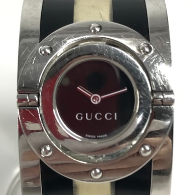 グッチ GUCCI トワール 112 バングルウォッチ レディースウォッチ 時計 ウォッチ ブレスレット 腕時計 SS シルバー