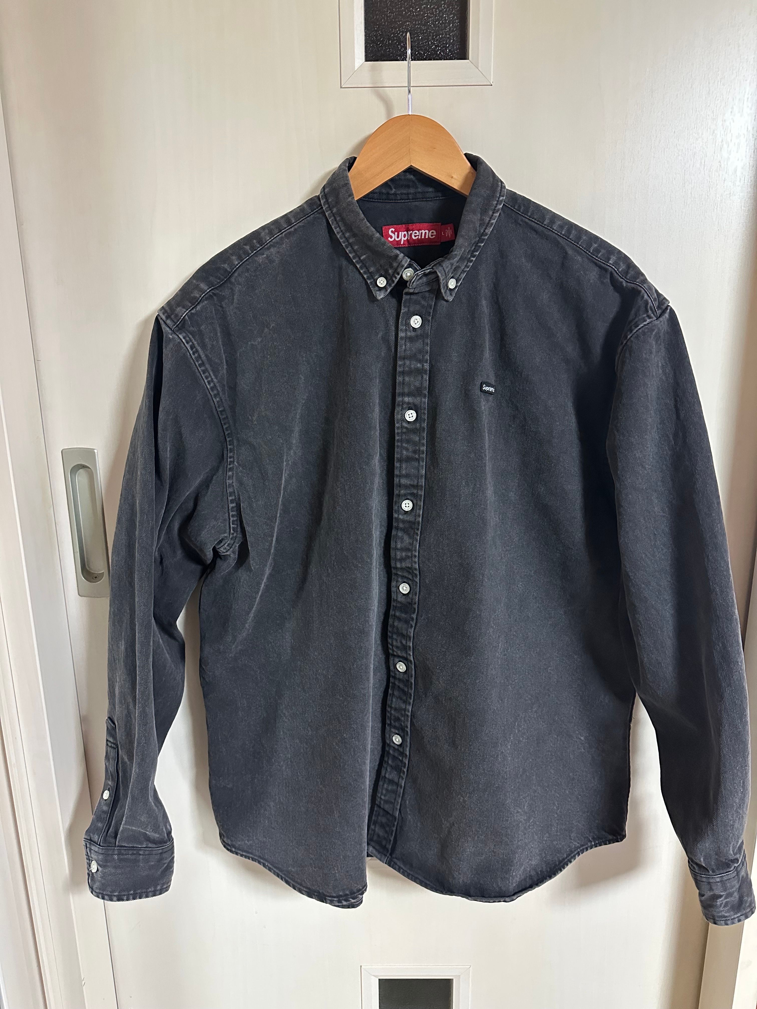 Supreme Small Box Denim Shirt "Black" (25SS)