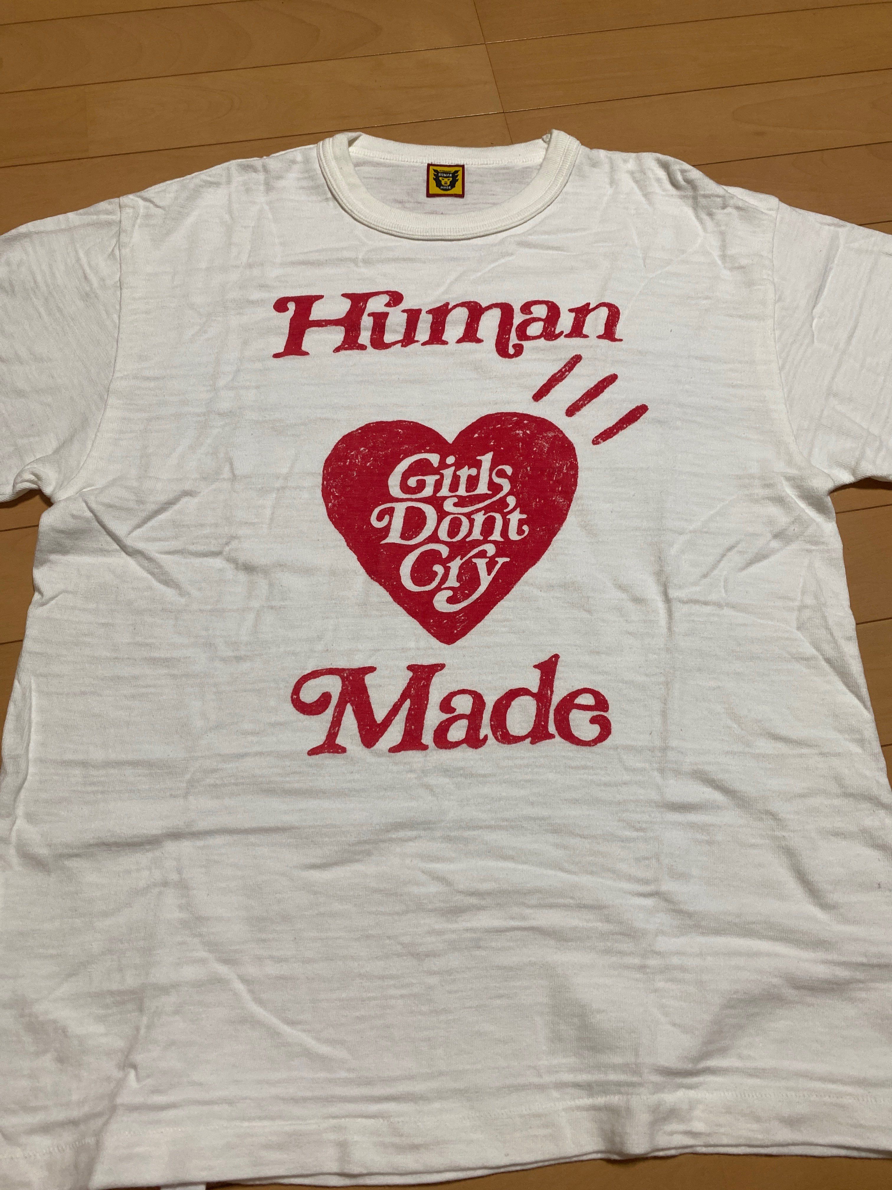 HUMAN MADE Girls Don't Cry Tee 1 "White" / VERDY