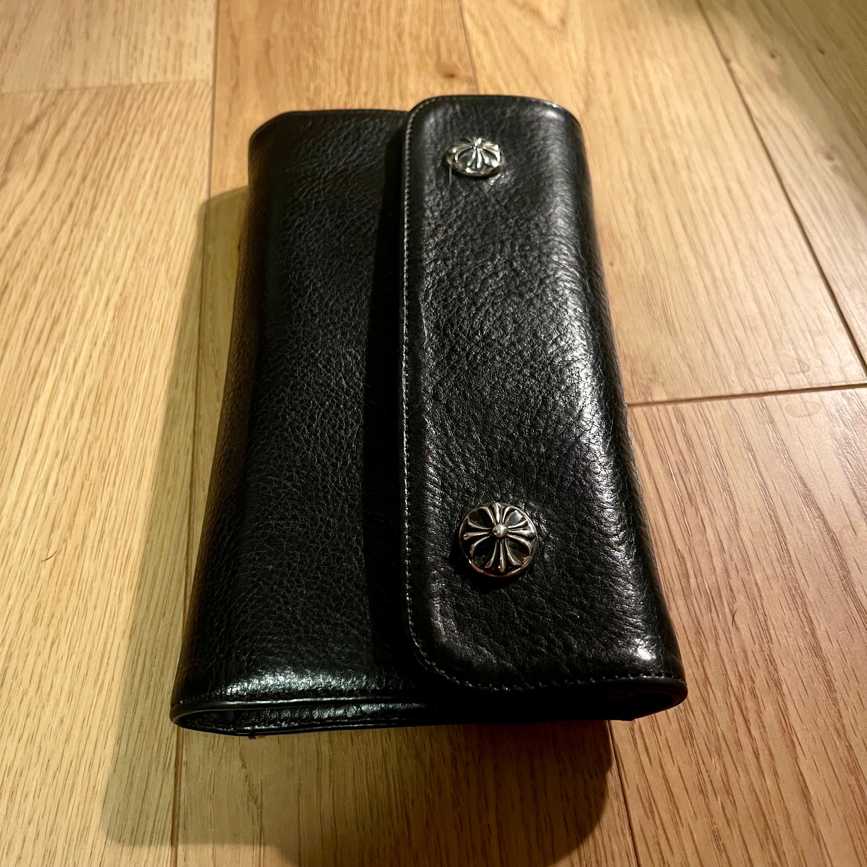 Chrome Hearts Wave Wallet Leather "Black"
