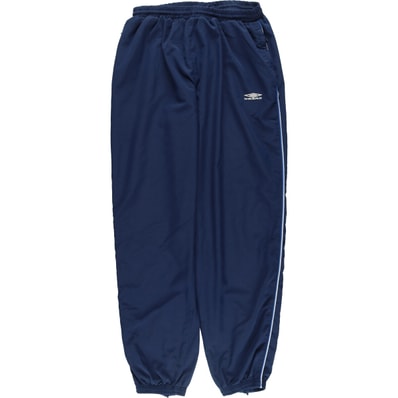 古着 90~00年代 アンブロ UMBRO ウォームアップパンツ ナイロンパンツ シャカシャカパンツ メンズXL相当/eaa522036