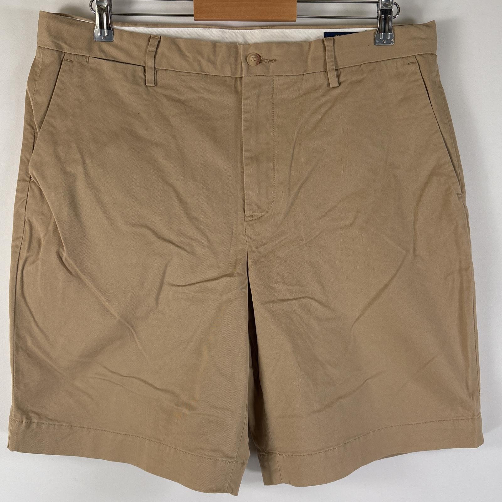 古着 ポロ・ラルフローレン POLO RALPH LAUREN ショートパンツ チノパン ポロチノ ハーフパンツ ワンポイントロゴ w35  ベージュ系 メンズ