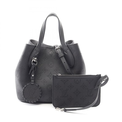 ルイ・ヴィトン LOUIS VUITTON ブロッサムPM 2WAY ハンドバッグ バッグ レザー マヒナ ノワール レディース ブラック系 M21848 【中古】