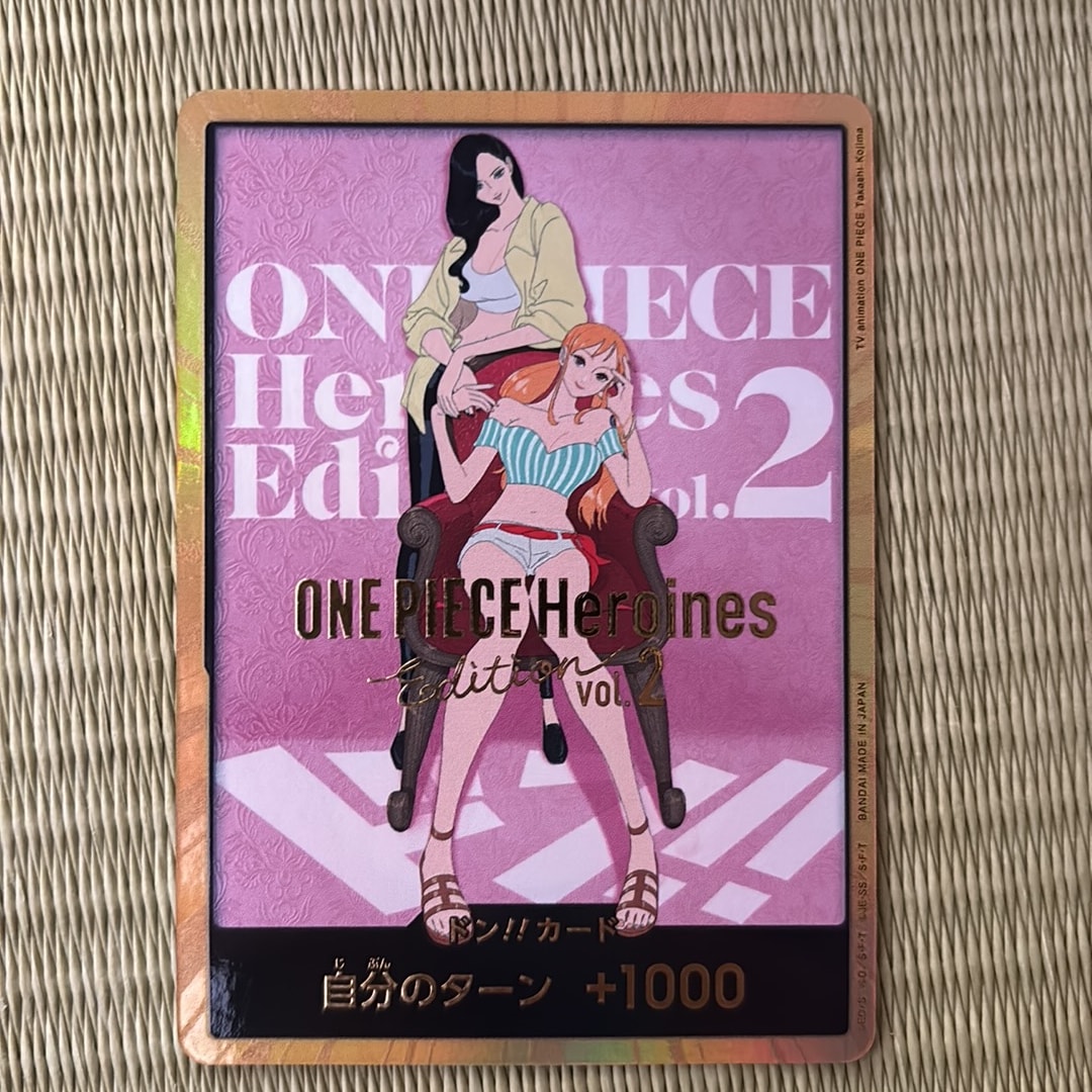 ドン!!カード (ナミ&ロビン) :金ドン(エクストラブースター「ヒロインズエディション Vol.2」)