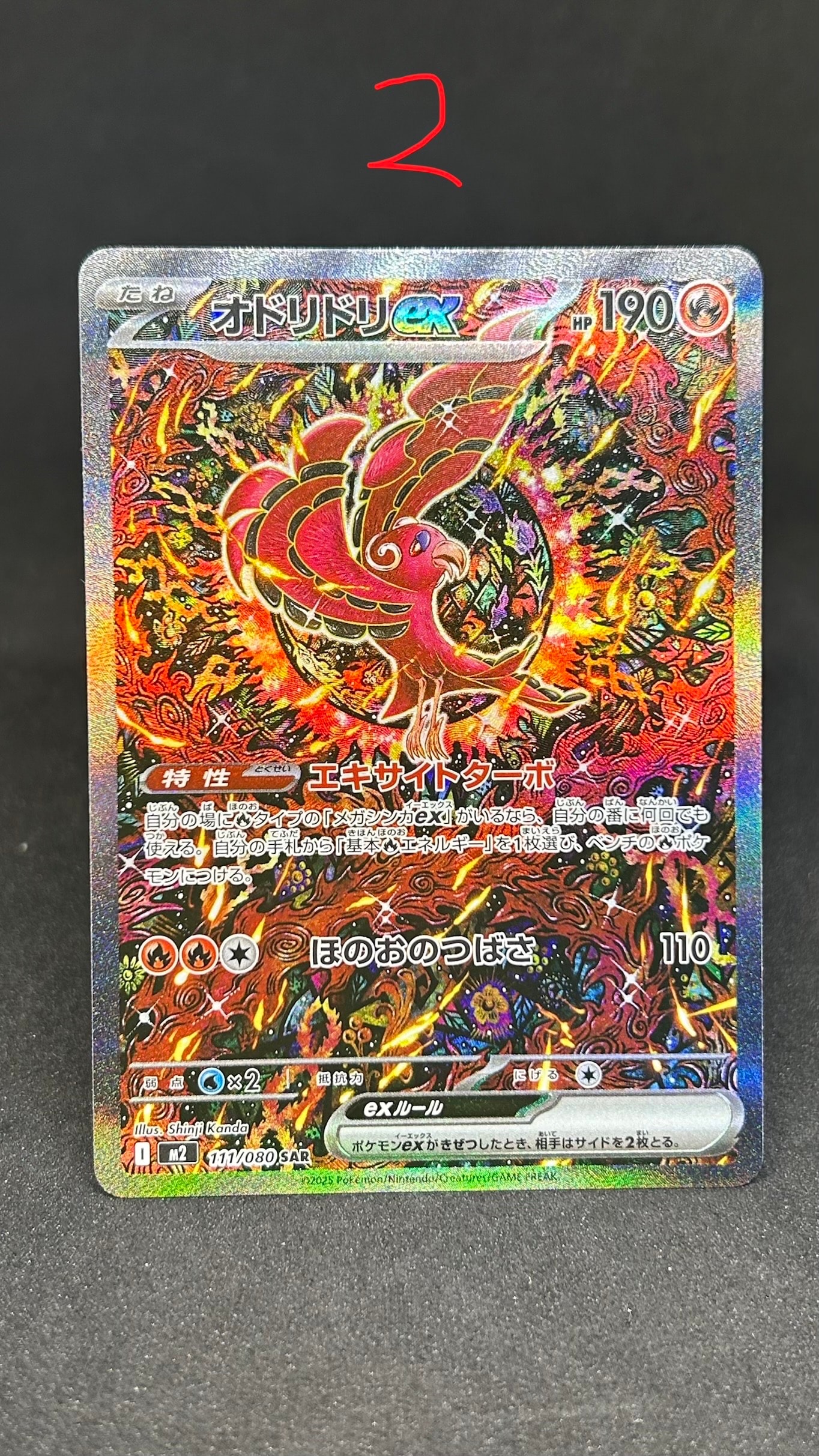 オドリドリex SAR [M2 111/080](拡張パック「インフェルノX」)