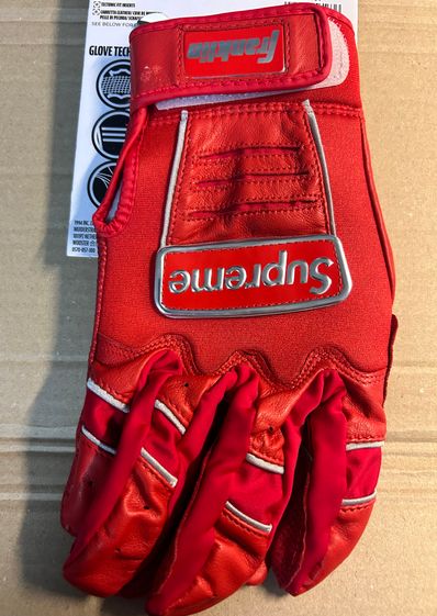 Supreme / Franklin CFX Pro Batting Glove "Red"