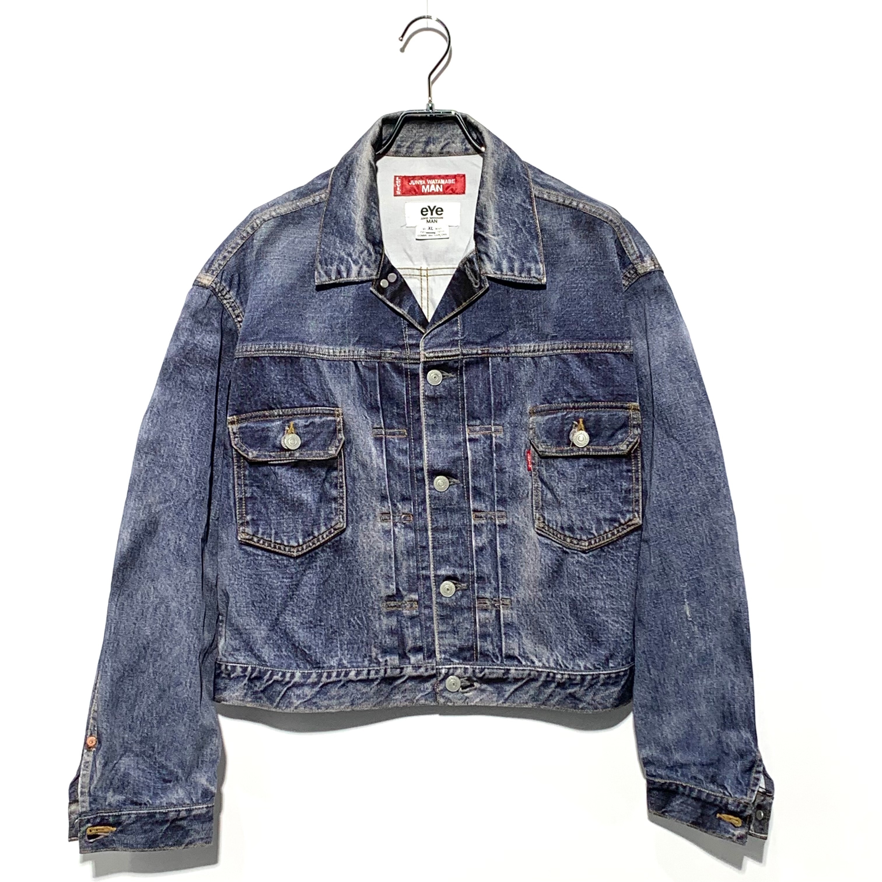 eYe JUNYA WATANABE MAN x LEVI'S x BerBerJin 507XX Denim Print Jacket Indigo
