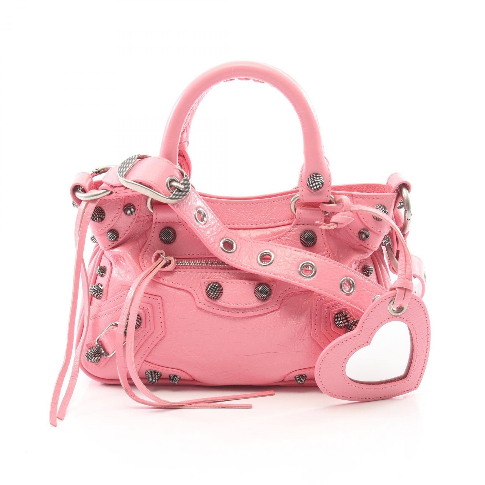 バレンシアガ BALENCIAGA ネオ カゴール S 2WAY ハンドバッグ バッグ レザー レディース ピンク系 7515231VG9Y5812 【新品】