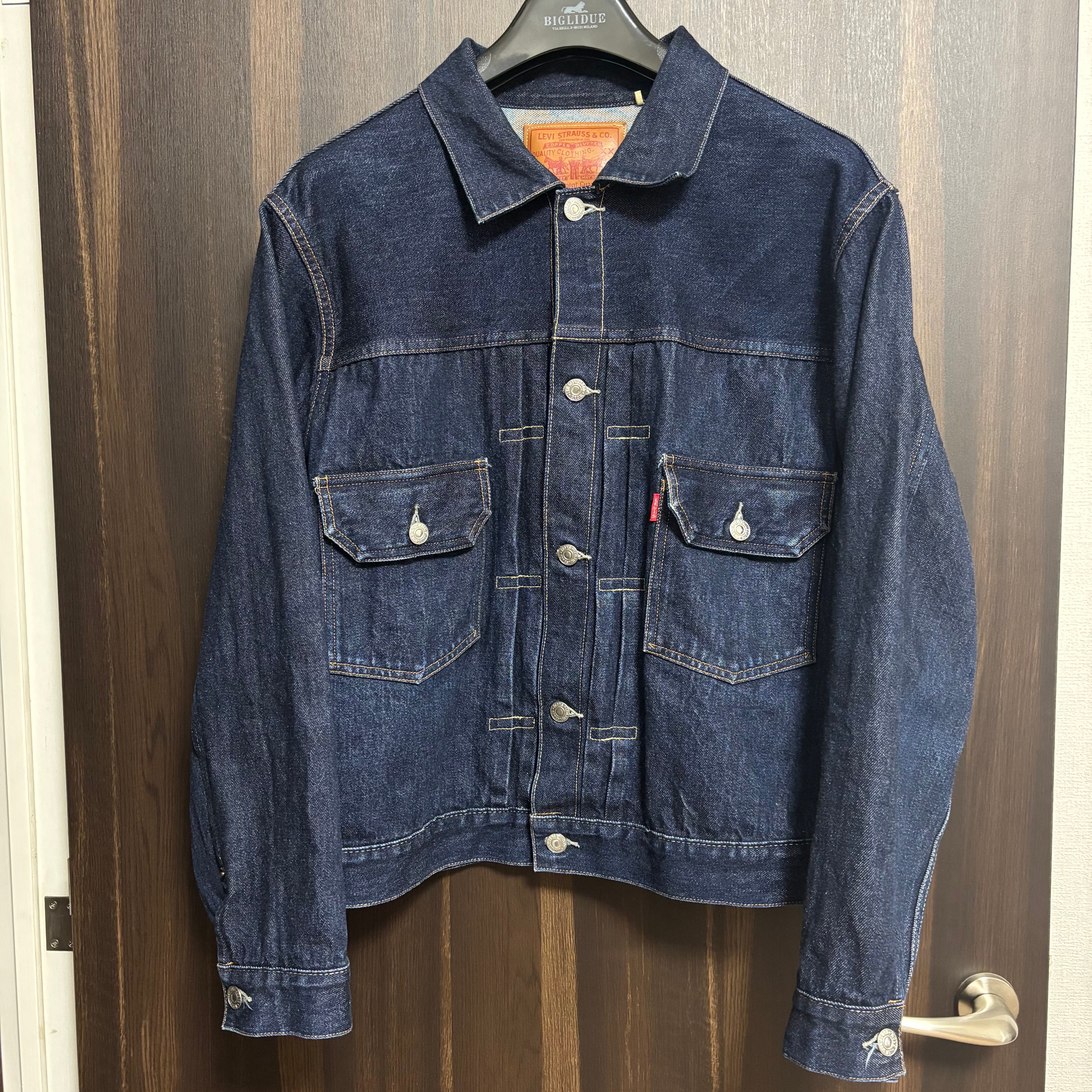 LEVI'S Vintage Clothing 1953 Type II Trucker Jacket "Rigid"