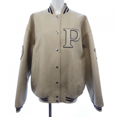プラダ PRADA パッチツキ レザー ボンバージャケット 58A190 SOOO 15Y0 レザージャケット