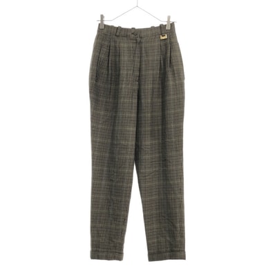 Christian Dior SPORTS クリスチャンディオール スポーツ 90s 千鳥格子 ツータック ウールパンツ テーパードパンツ オールド ヴィンテージ