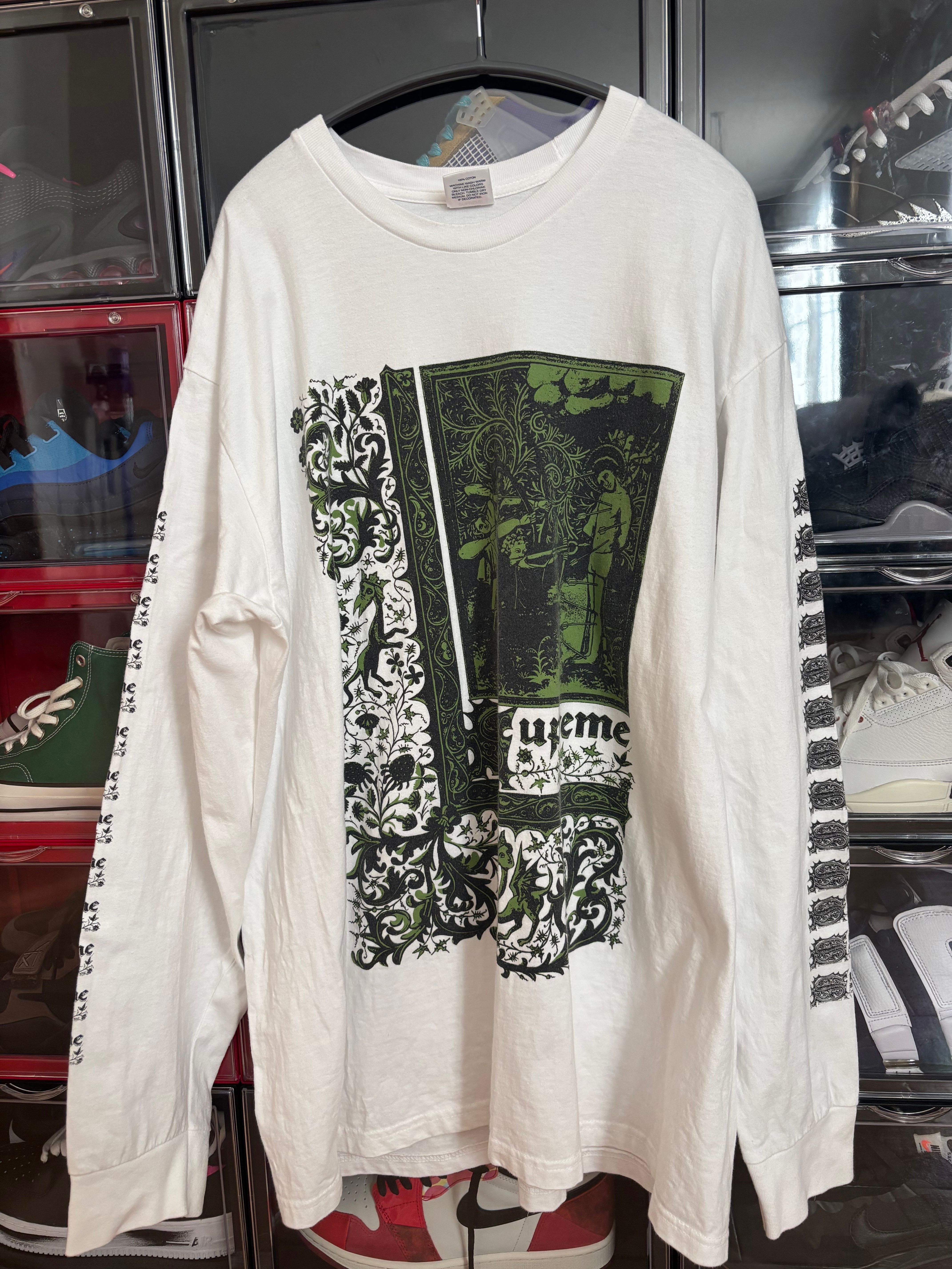 Supreme Saint Sebastian L/S Tee "White"