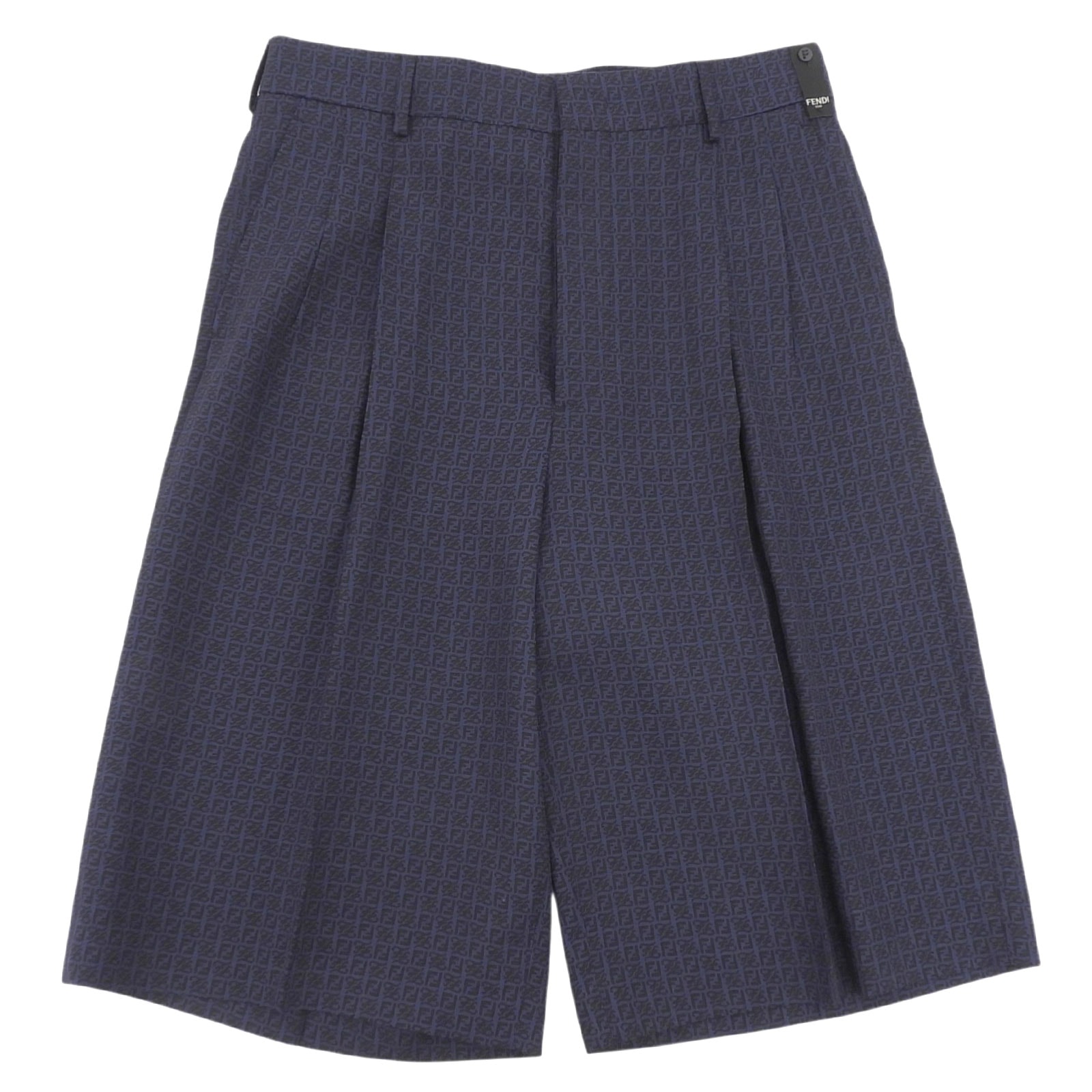 未使用品 フェンディ ハーフパンツ ネイビー メンズ 46 FB0695