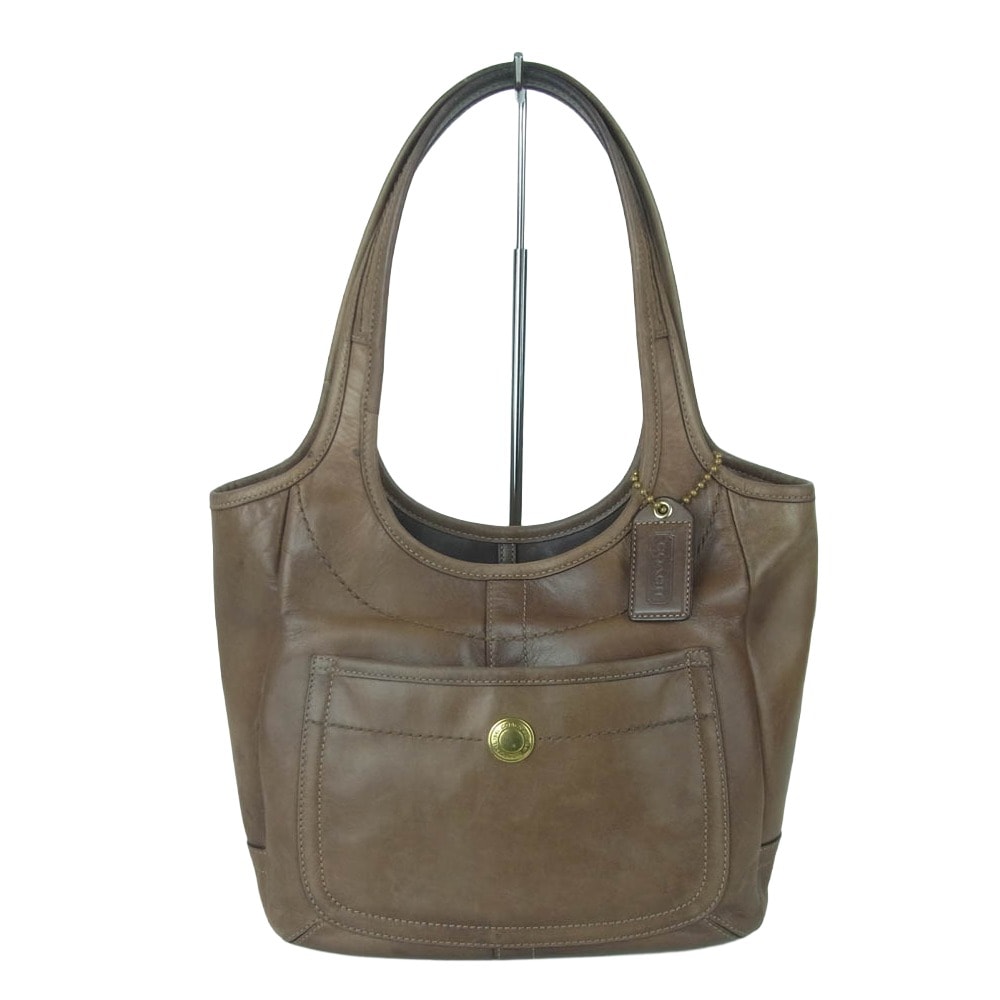 COACH コーチ H0769-11285 オールドコーチ エルゴ レザー トート ハンド バッグ ブラウン系【中古】