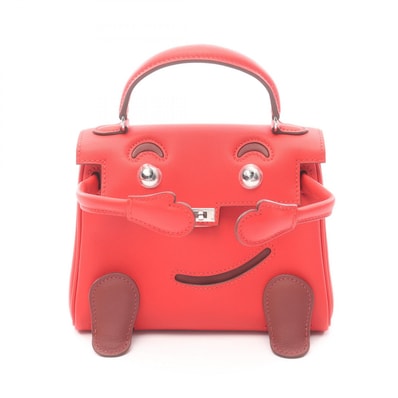 エルメス HERMES ケリードール ハンドバッグ バッグ レザー ヴォースイフト ヴォースイフト ルージュアッシュ K刻印(2025年製造) レディース レッド系 ルージュラデュー 【中古】