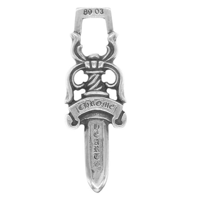 CHROME HEARTS クロムハーツ(原本無) ペンダントトップ #10 DAGGER ダガー ペンダントトップ シルバー系【中古】