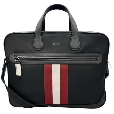 BALLY バリー シャンドス ビジネスバッグ ブラック【中古】 メンズ