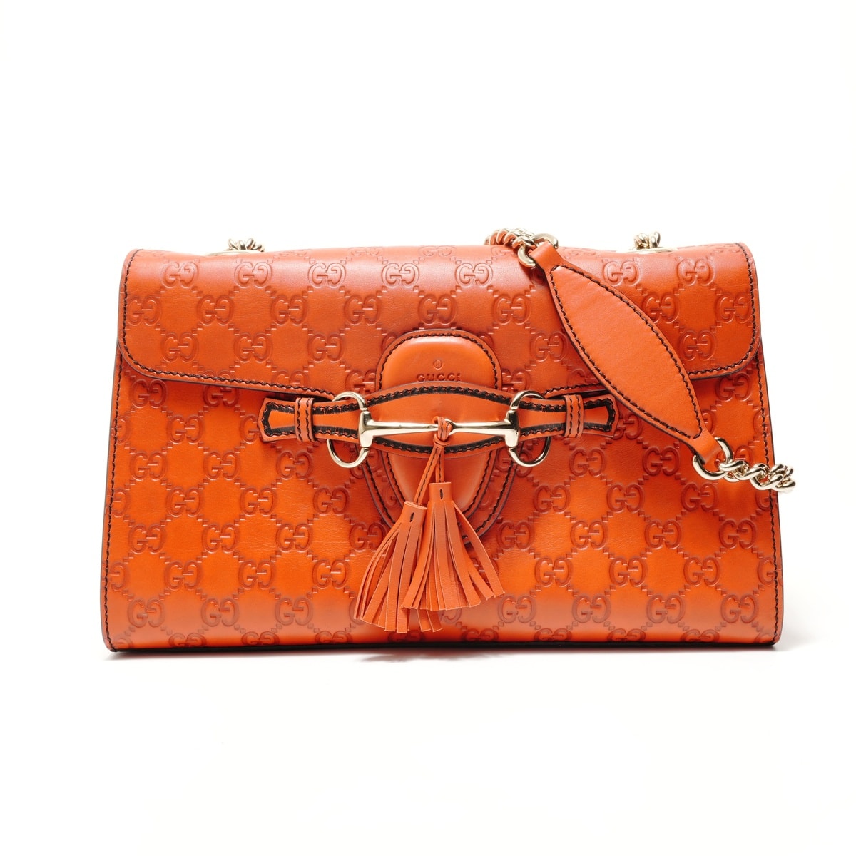 C (やや傷や汚れあり)】グッチ GUCCI マイクログッチシマ エミリー