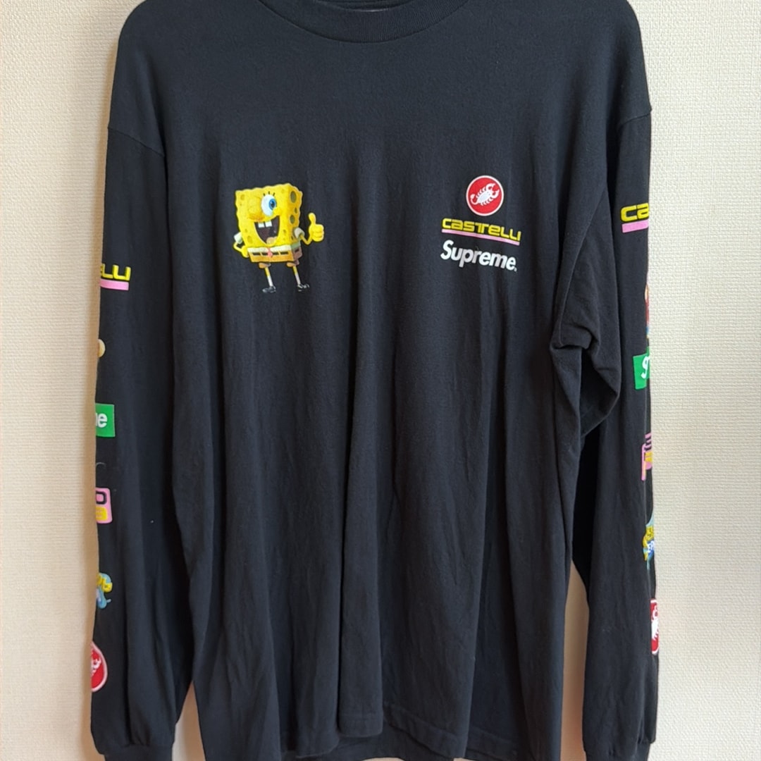 Supreme x SpongeBob Castelli Racing L/S Tee 